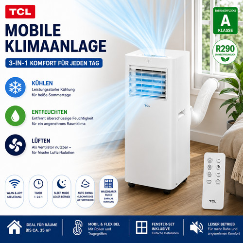 Tcl 9000btu mobile - 9000btu,