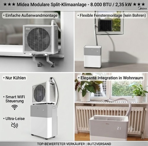 Midea portasplit cool mobile - midea,